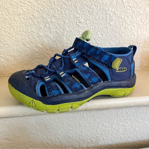 Keen Kids Newport H2 Sandals Kids Size 12 Outdoor Drawstring Wahsable - Picture 5 of 12